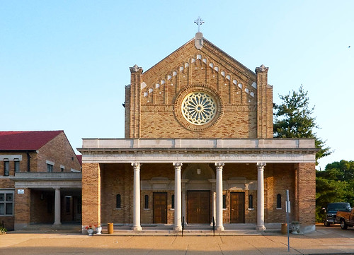 Epiphany of Our Lord Church, in Saint Louis, Missouri - facade 2.jpg