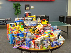 Look at all the toys that were donated!