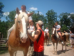 Kevin Riding Horseback
