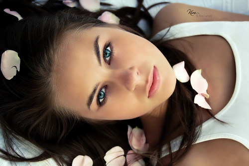 girl with blue eyes
