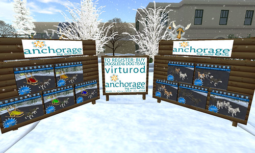 Virtual Iditarod in Second Life