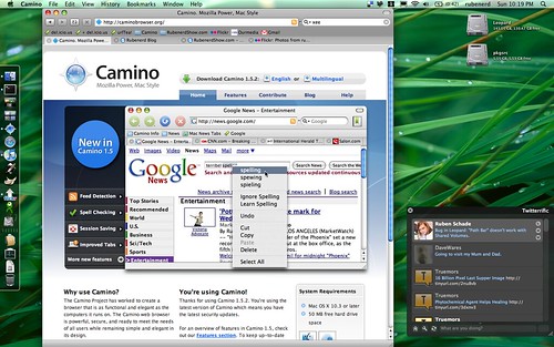 Making Camino look like a Leopard app