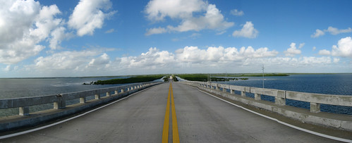 Card Sound road bridge, Key Largo, Florida, USA