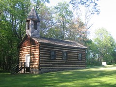Old log church