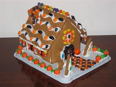 Halloween Gingerbread House