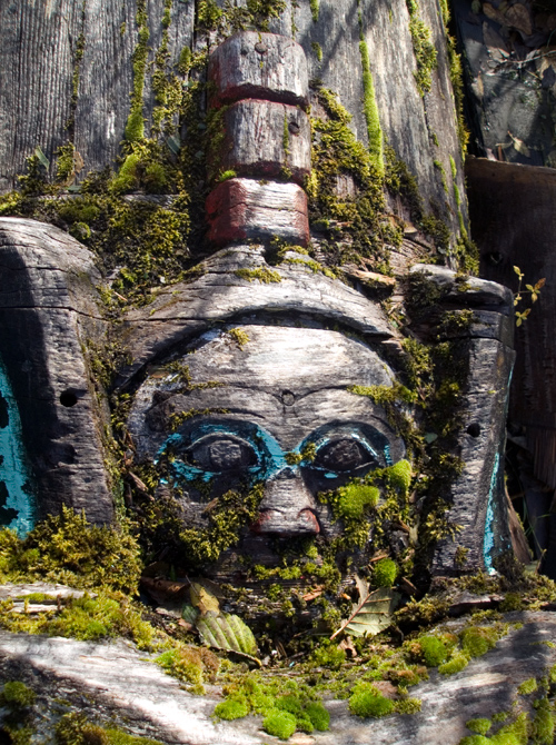 old totem, Saxman, Alaska