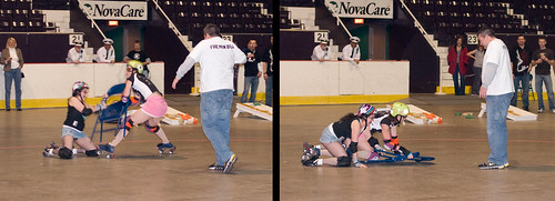 Roller Derby Musical Chairs