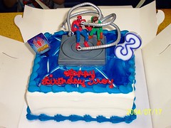 Troy's Spiderman 2 Birthday cake