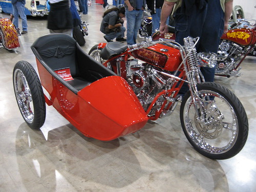 Arlen Ness Custom Motorcycle with Sidecar