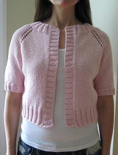 Ravelry: Cropped Raglan Sweater pattern by Lion Brand Yarn