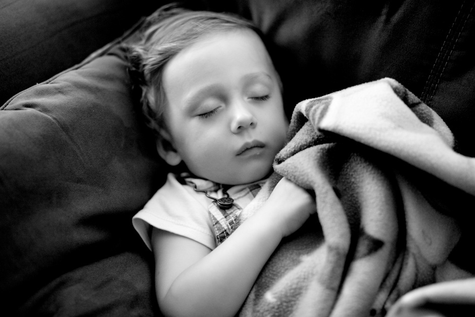 Daxton Napping On The Couch