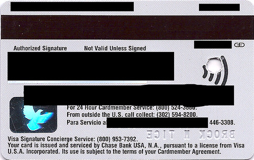 De-Blinked Chase Freedom Card