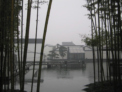 雨中苏州博物馆