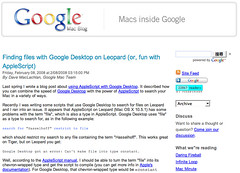 Google mac blog