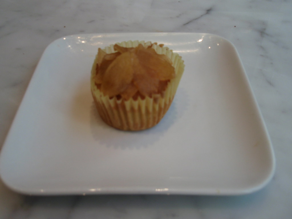 Autumn pear cupcake