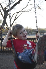 Swinging at the Park