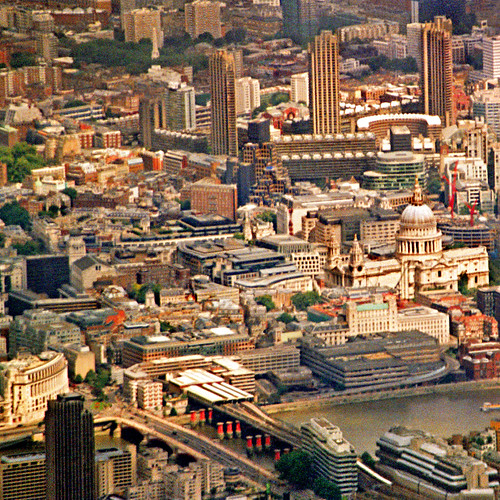 Aerial map, London - 5-5