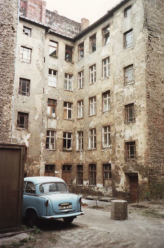East Berlin apartment building 1990
