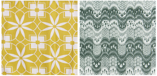 Blockprints from Folly Cove Designers: Little Daisy and Low' Low Tide