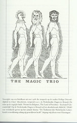 Freddy de Vree, the Magic Trio from Masscheroen by Hugo Claus