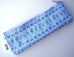 Blue and Purple Measuring Tape Case