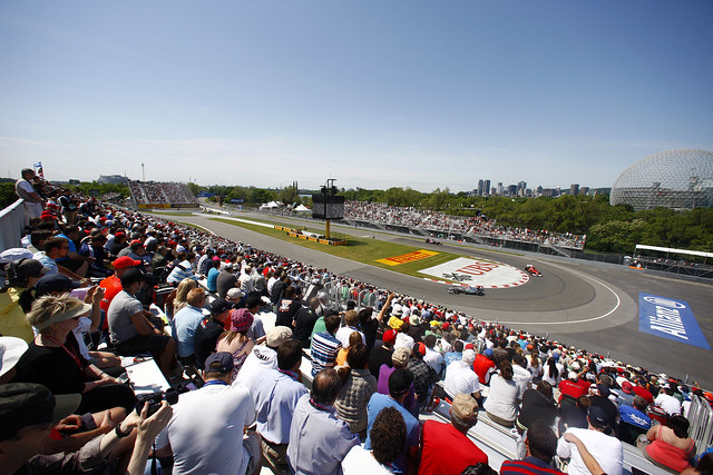 A view from the grandstand, Canadian F1 GP