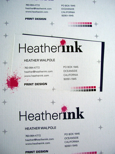 Heather Ink business cards