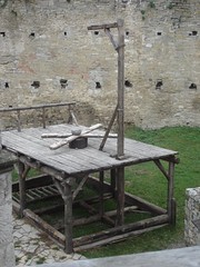 Gallows in Khotyn fortress /photo by Viktor/