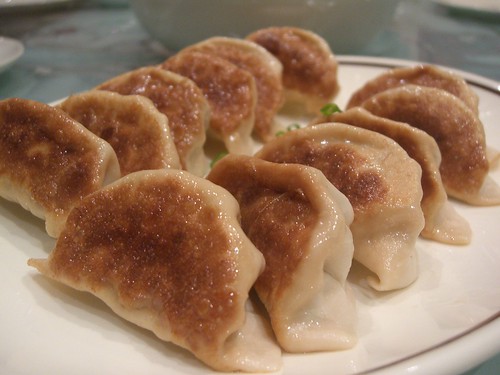 鱼肉 芥菜 煎饺 Panfried - Julia's fish and mustard greens dumpling