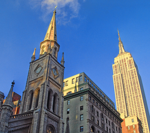 Church and Empire State Building