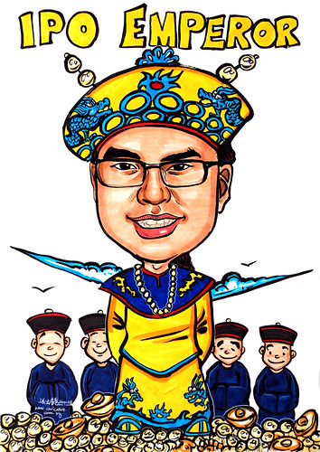 Caricature IPO Emperor Baker Tilly
