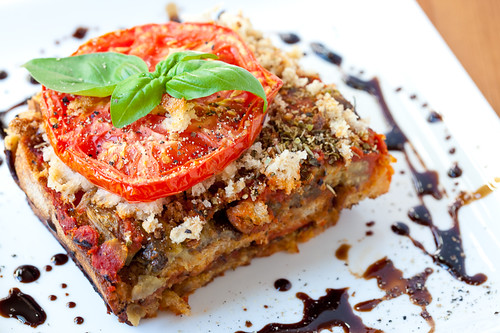 Rustic Bread and Eggplant Lasagna