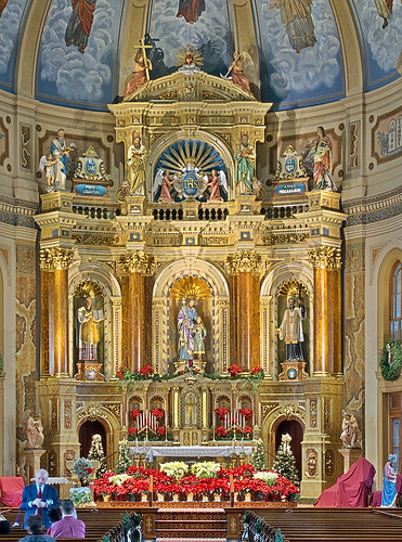 Saint Joseph Shrine, in Saint Louis, Missouri, USA - high altar