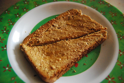 Cashew butter on toast