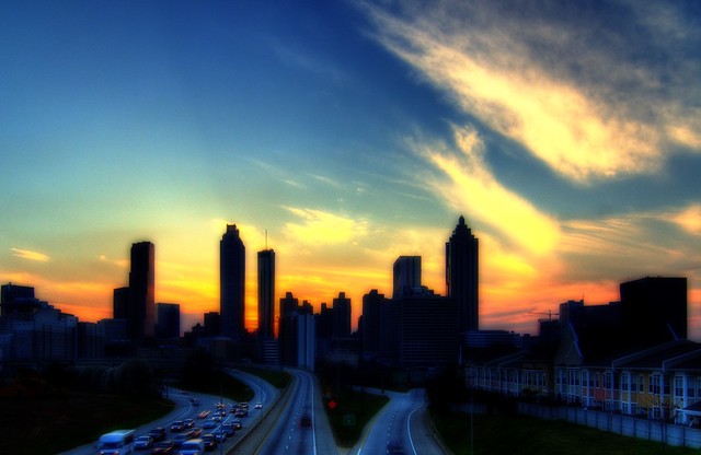 Atlanta Skyline Silhouette
