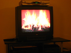 our fireplace