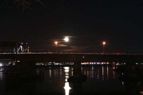 Full Moon Over The Bridge