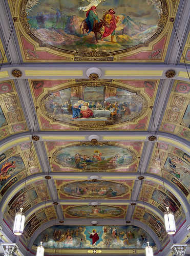 Saints Teresa and Bridget Roman Catholic Church, in Saint Louis, Missouri, USA - ceiling