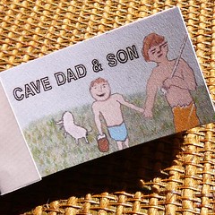 cave dad & son