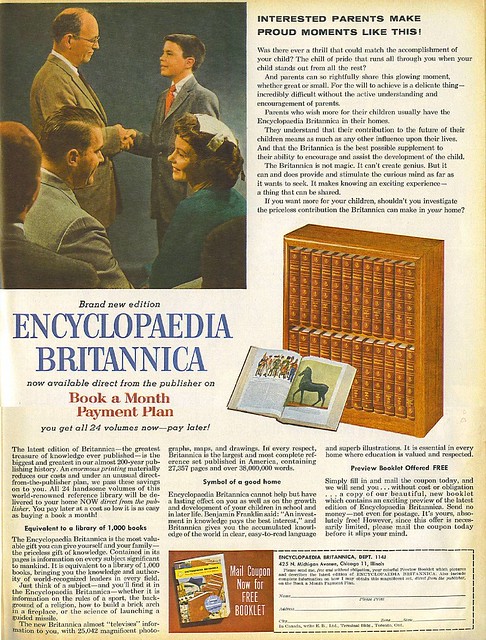 ENCYCLOPEDIA BRITTANICA ad (1960)