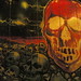 Red Skull Street Art