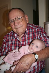 With Great Grandpa Rog