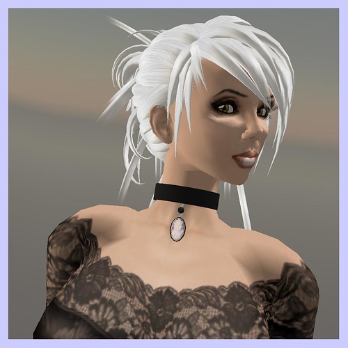 Second Mirage “Cameo Choker with Silver & Black” [12]