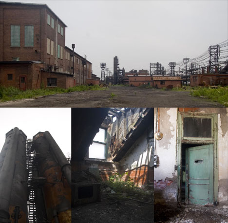 Abandoned Steel Factory Buildings