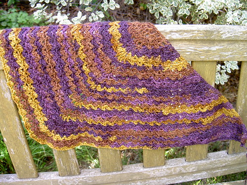 Radiant shawl - work in progress