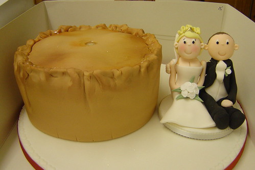 Noodle Live Cake of the Month: Wedding Cake that looks like a Pork Pie