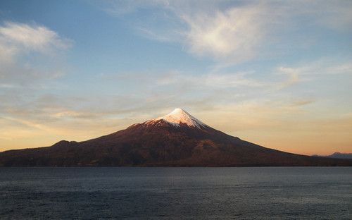 Osorno Volcano at Sunset by katiemetz, on Flickr