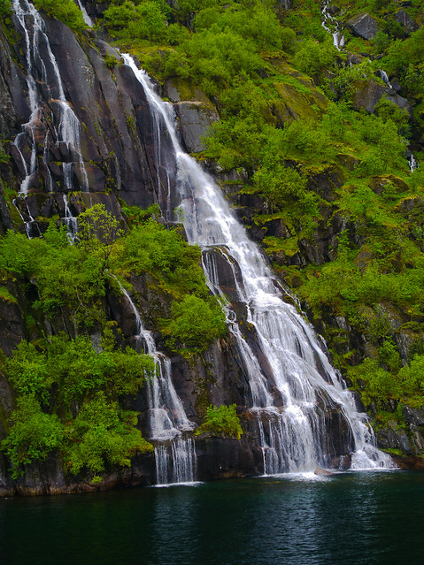 Trollfjord Norway Waterfall