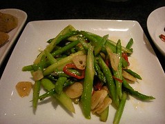 Japanese Dinner - Asperagus