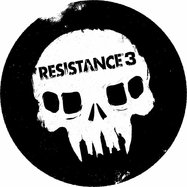 Resistance 3 Stamp Black